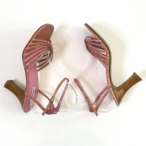 Steve Madden Lindsy stacked heel ankle strap sandals 8.5 - Picture 6 of 13